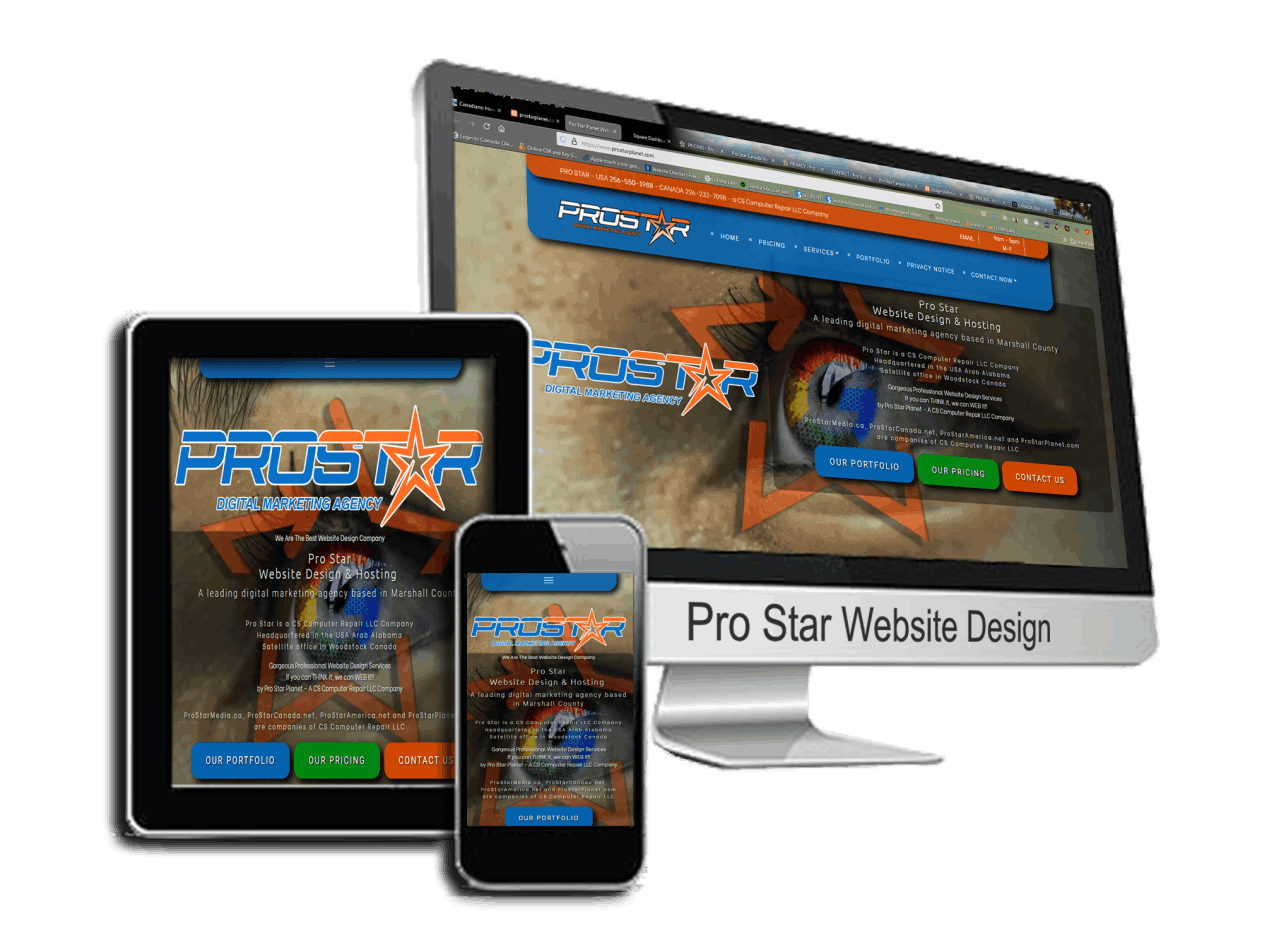 Pro Star Planet Website Design, Hosting, and SEO