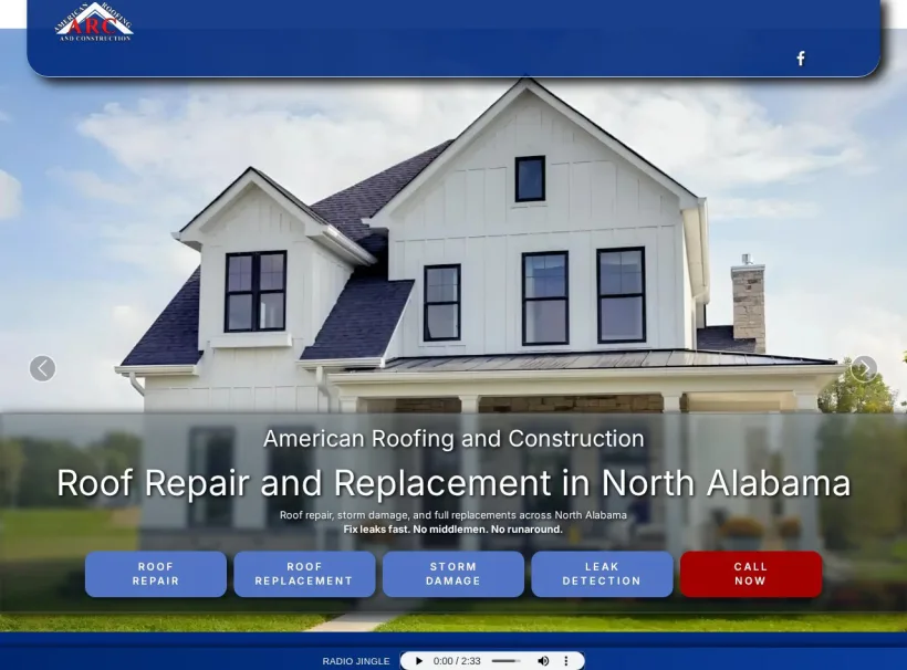 Affordable Roofing Arab Guntersville Albertville Huntsville website