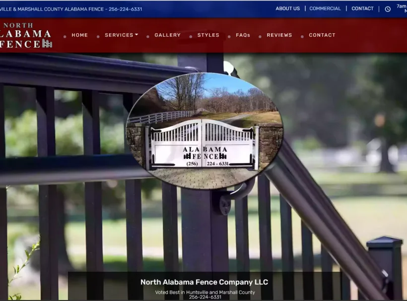 Alabama Fence website