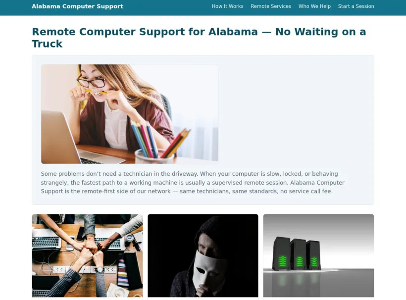 Alabamacomputersupport website