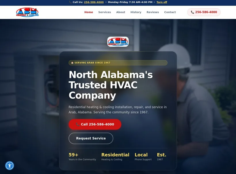 HVAC Repair & Service in Arab, AL | Arab Sheet Metal website