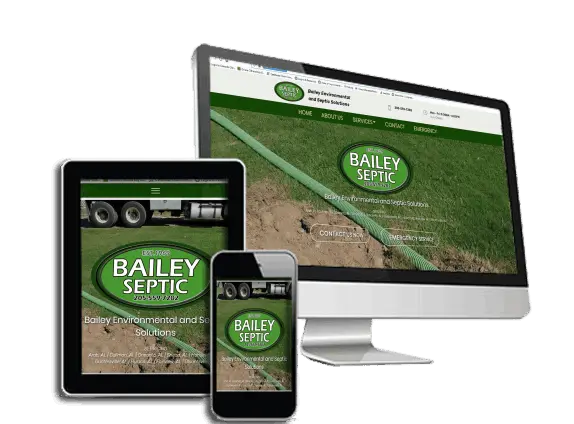 Bailey Septic website