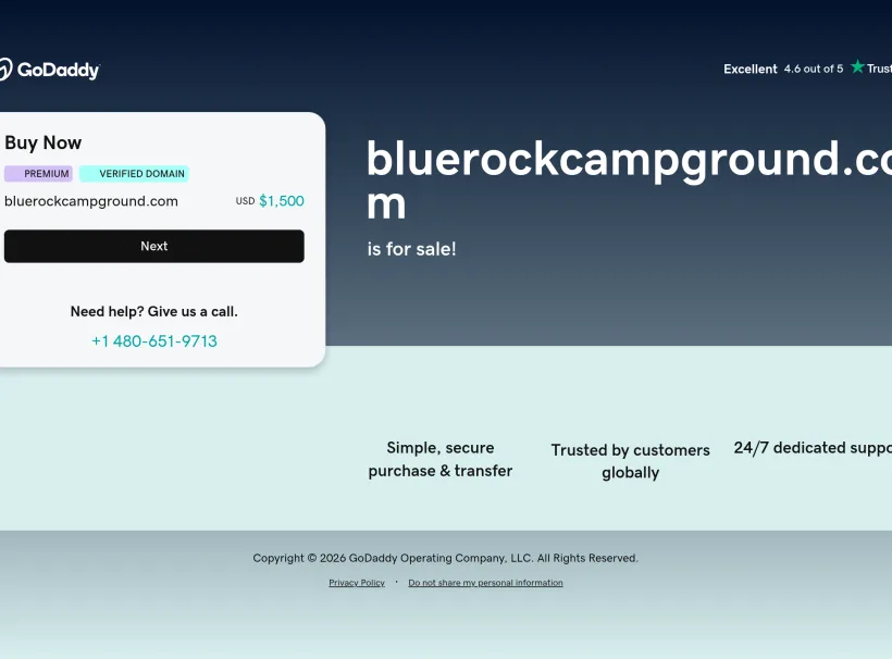 Blue Rock Camp Ground website