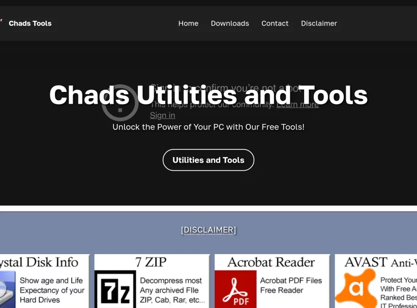 Chads Utilities and Tools for Arab Alabama website
