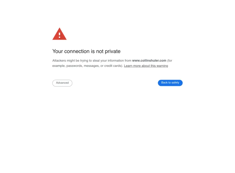 Collin Shuler website