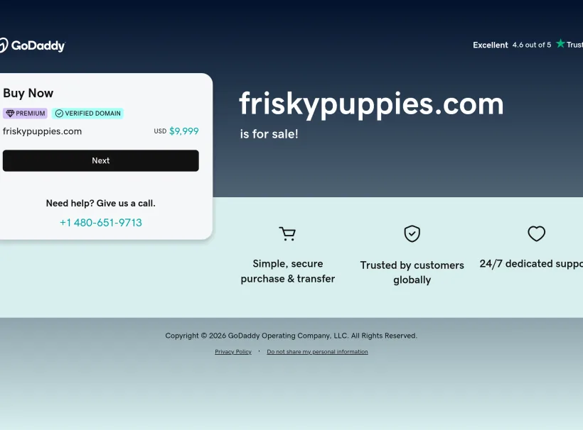 Frisky Puppies website