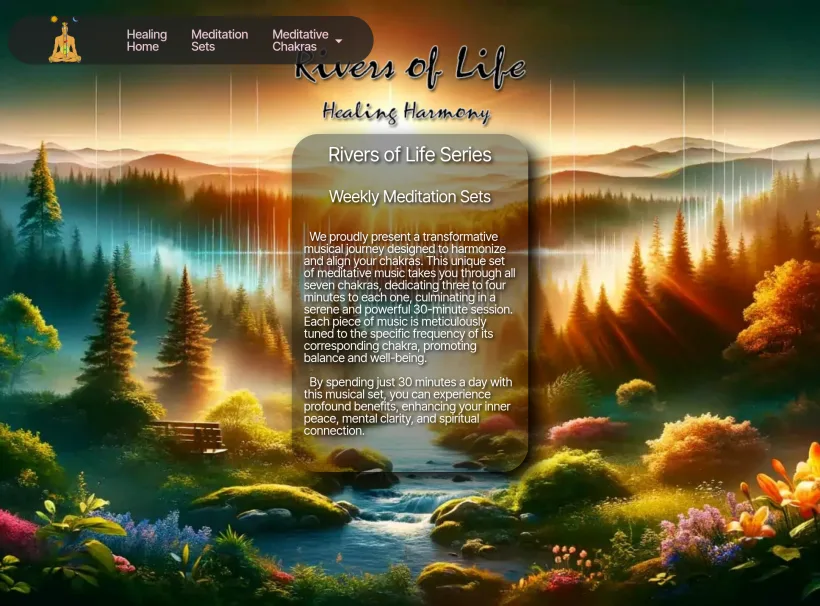 Healing Music by Pro Star Production website