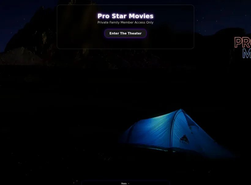 Pro Star Family Movies website